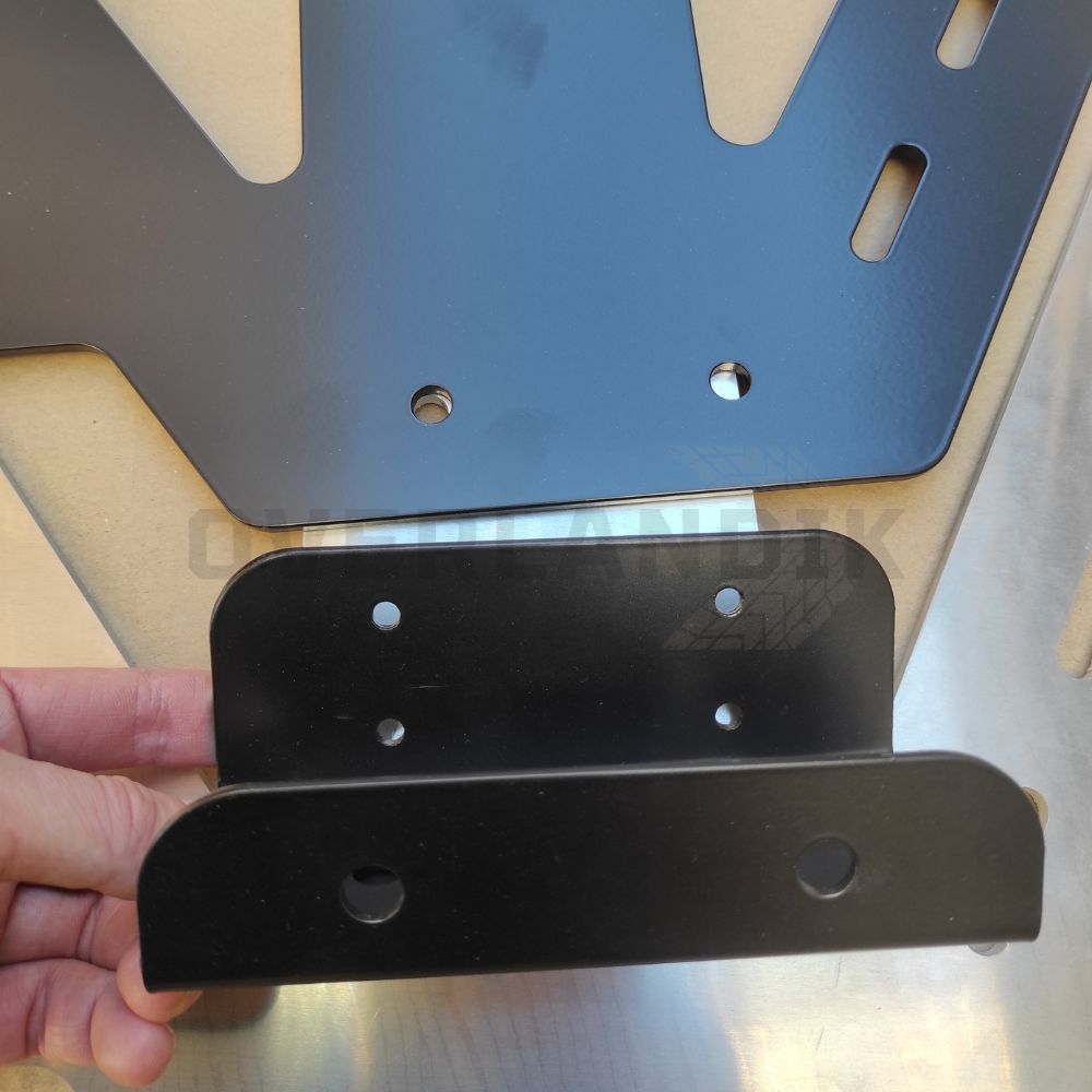 Placa de Aluminio portaobjetos para VW Crafter / MAN TGE >2017 Puerta acompañante
