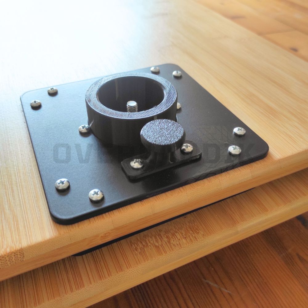 Pie de Mesa Giratorio Extensible (60-90cm) para mesa doble