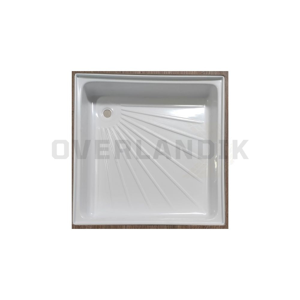 Tarima de Bambú para Plato de Ducha Camper 60x60 cm