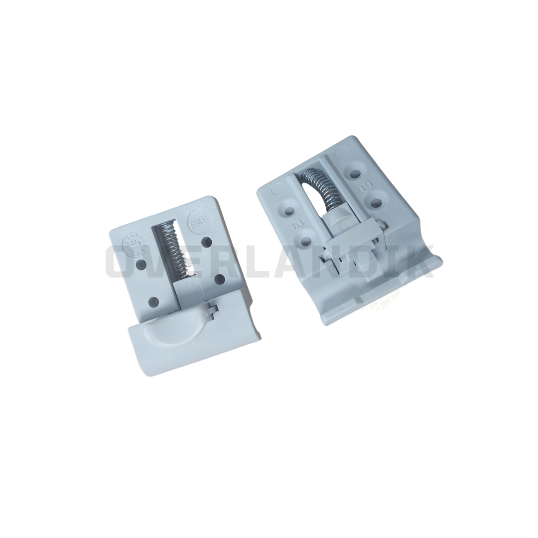 Pack dos guías aluminio y soportes para mesa camper