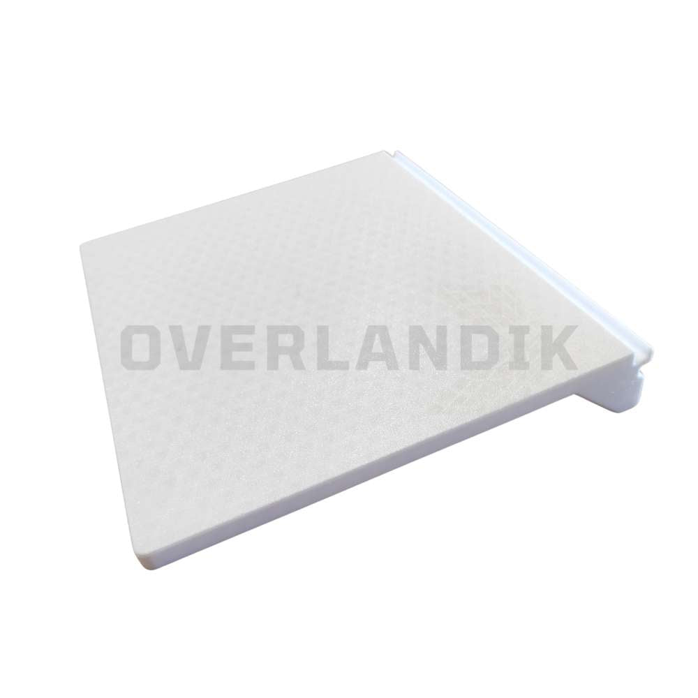 Mesa flotante camper con riel para pared