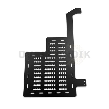 Placa de Aluminio portaobjetos para VW Crafter / MAN TGE >2017 Puerta acompañante