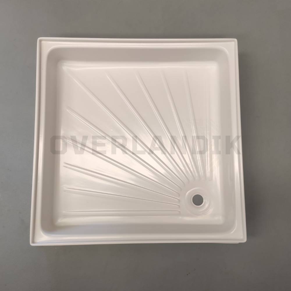 Tarima de ducha con plato de 60x60 y tapa