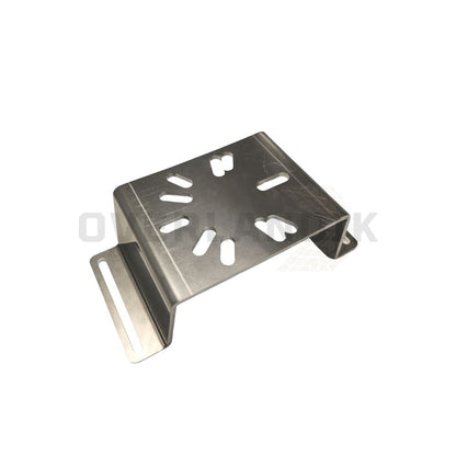 Soporte para fijación de rueda al portaruedas con tornillos