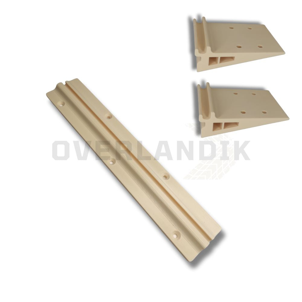 Riel y Soportes para Mesa Exterior/Interior Flotante