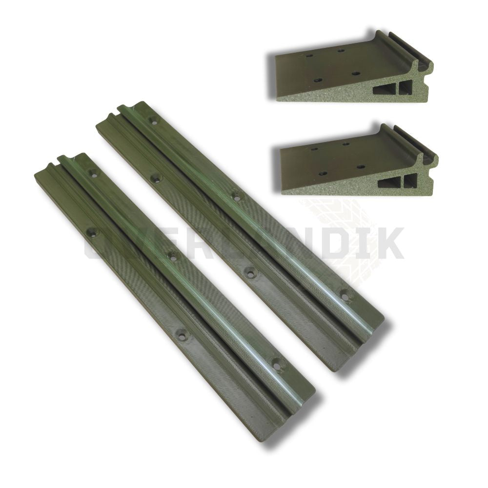 Kit 2 rieles con soportes para mesa camper